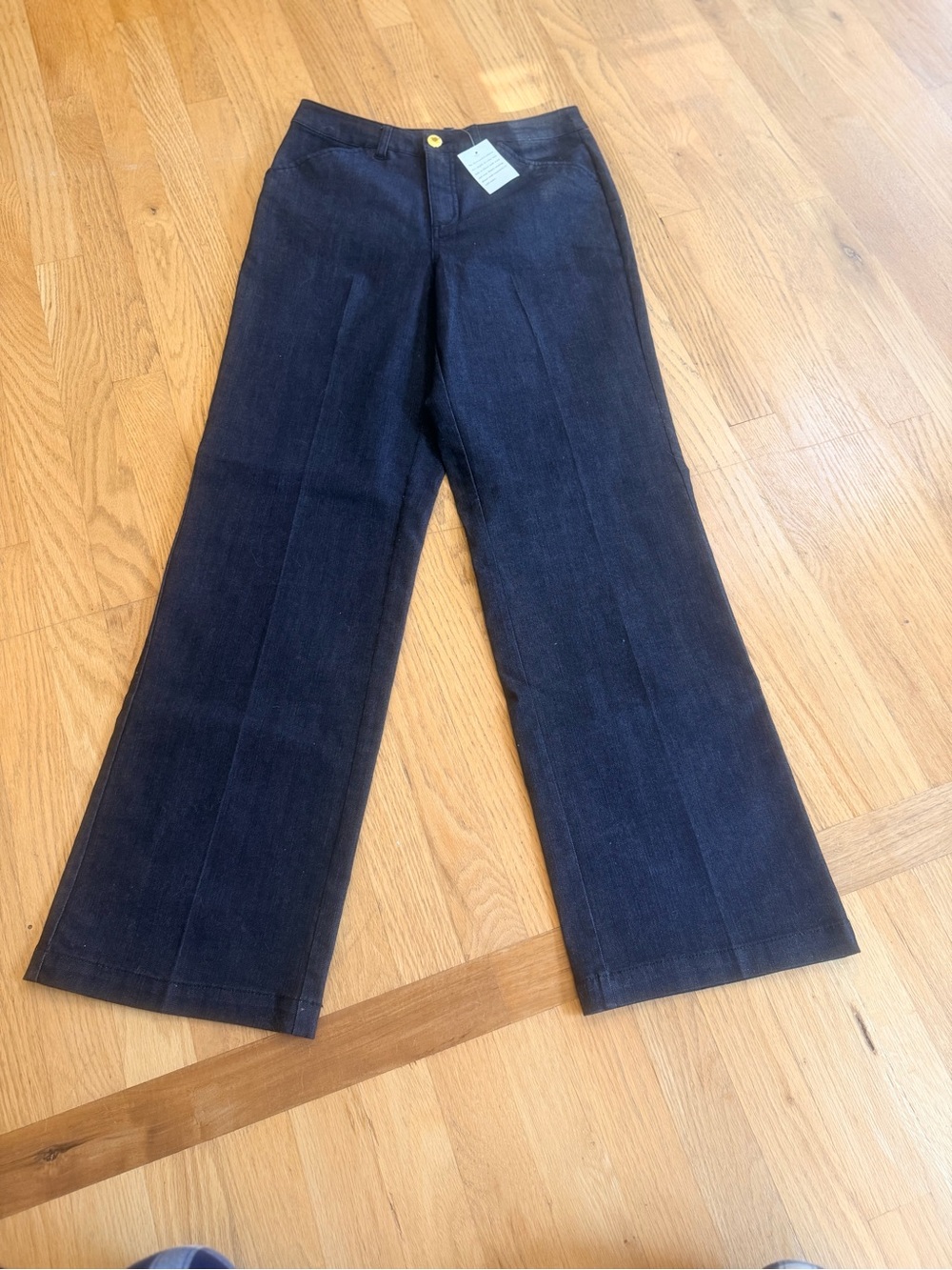 NEW Ladies Size 6 "C. Wonder" Dark Indigo Wide-Leg Jeans NEW